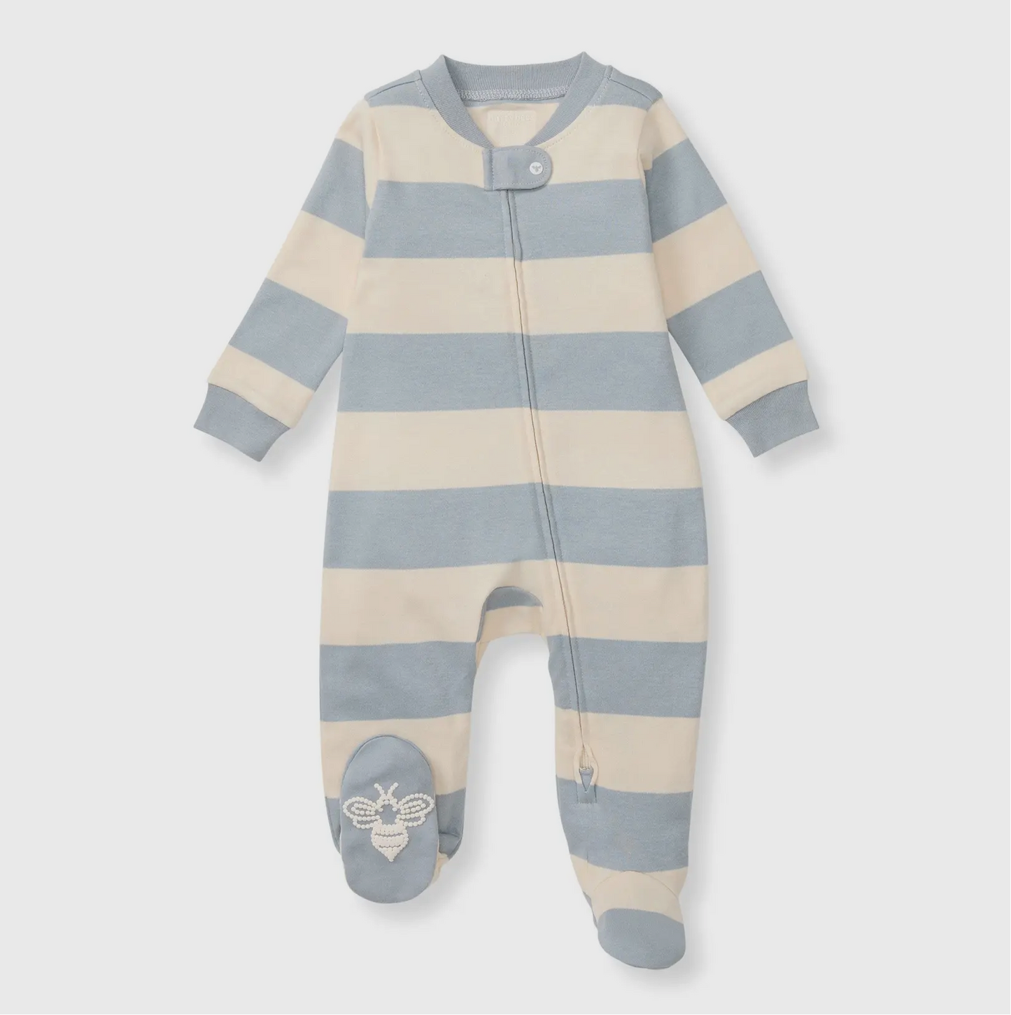 Organic cotton stripe sleeper