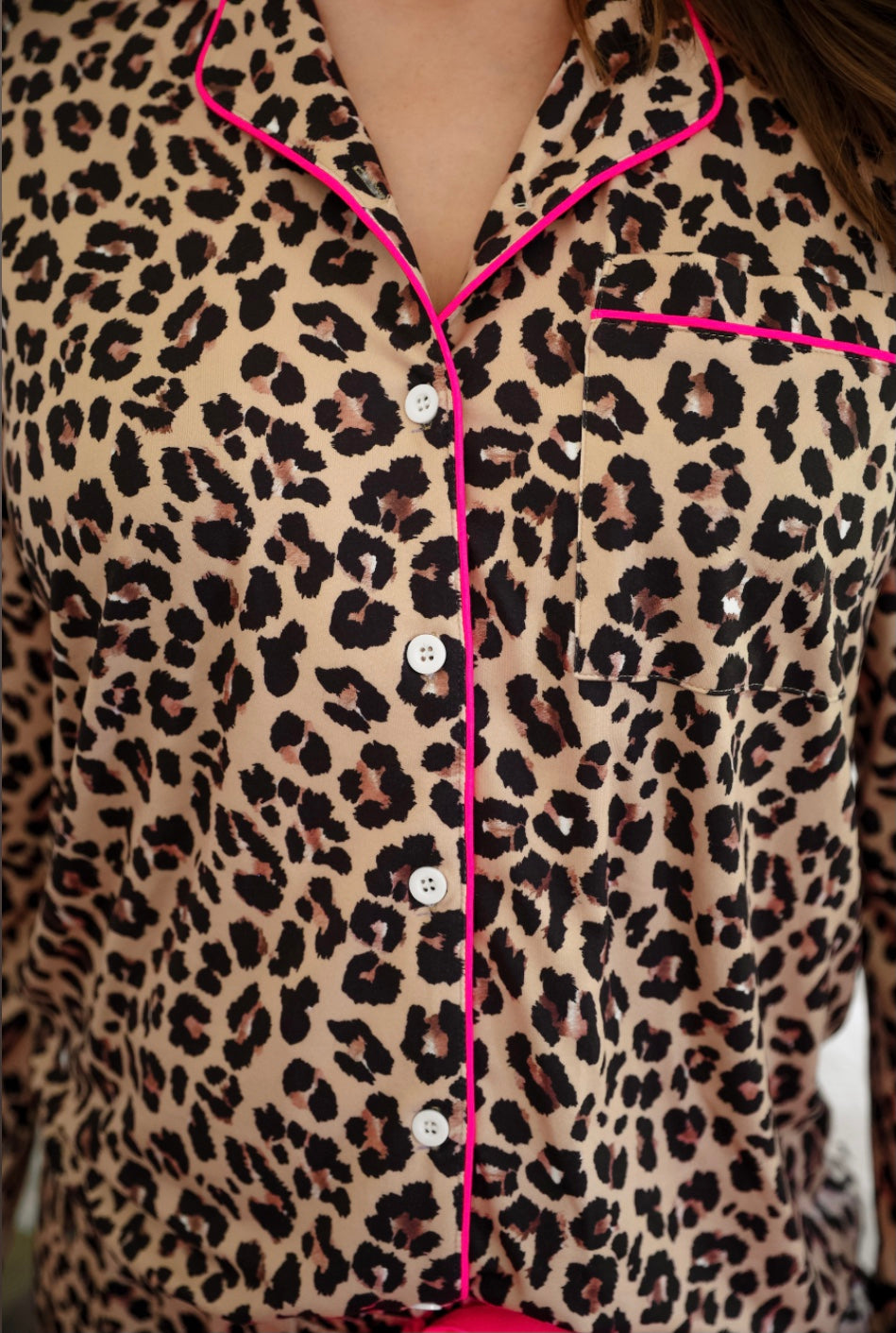 Leopard Pajama set