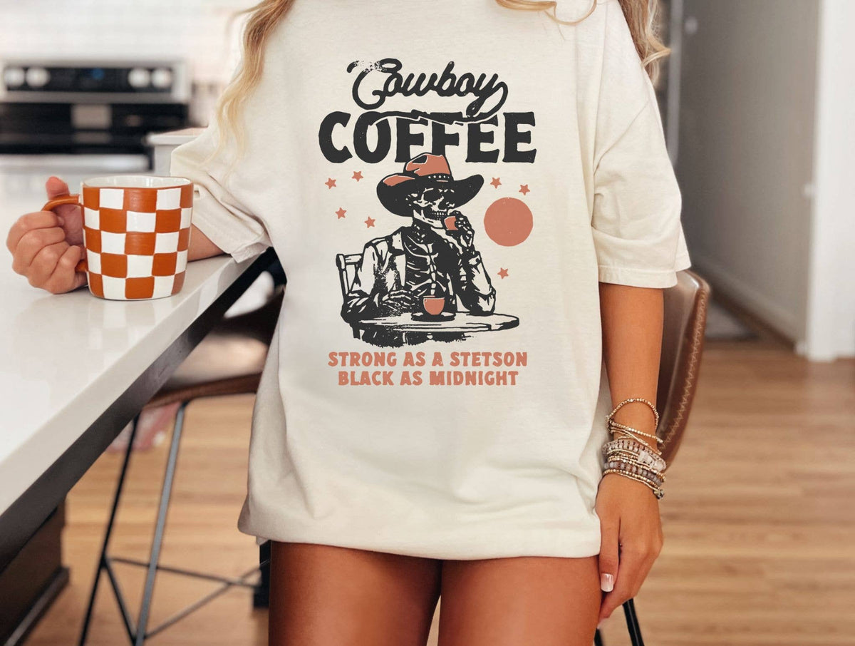 Cowboy Coffee Graphic Tee PREORDER