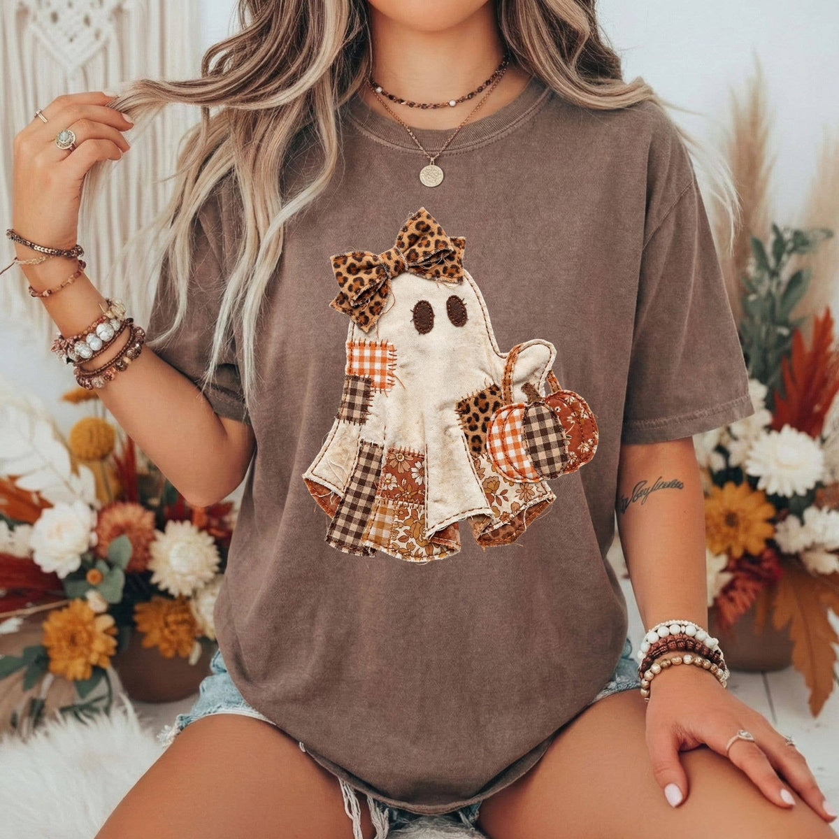 Patchwork Ghost Tee