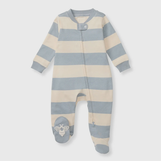 Organic cotton stripe sleeper