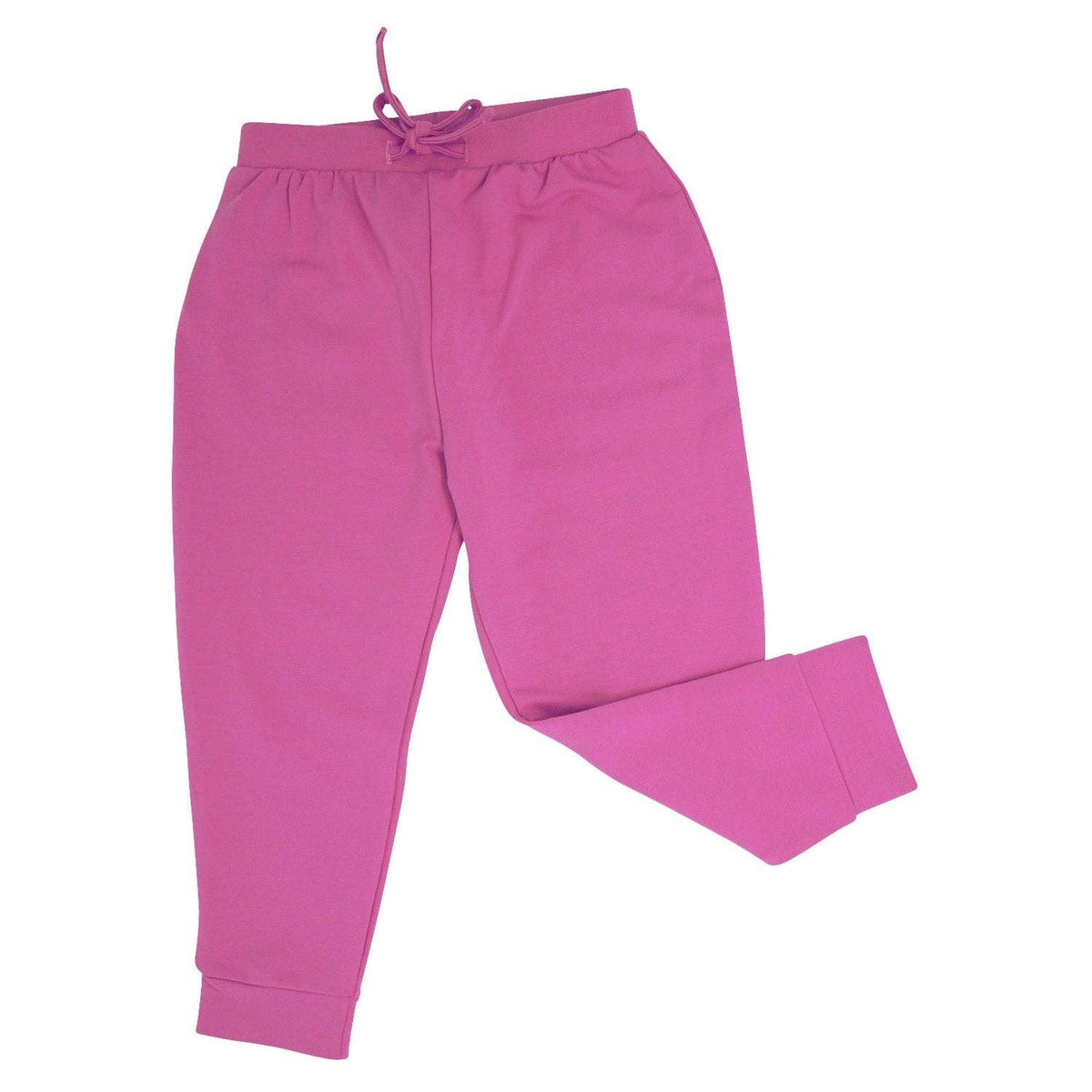Crew Neck Jogger Set Raspberry Rose: Raspberry Rose French Terry / 12/18 Months
