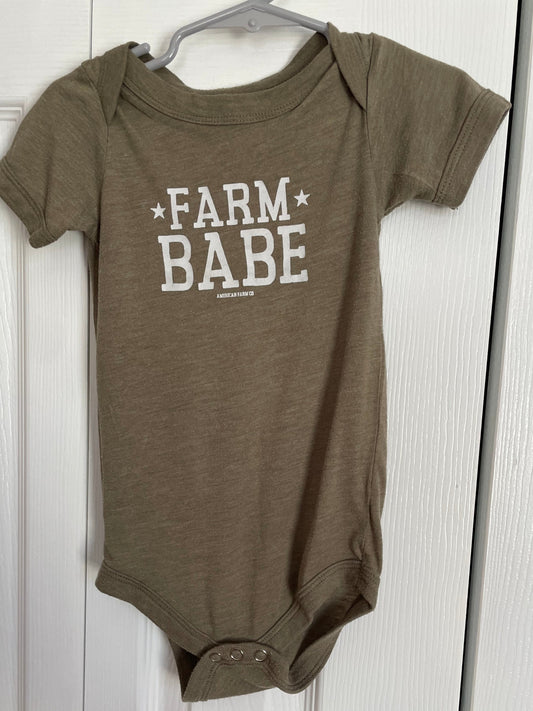 AFC Farm Babe onesie 12-18M