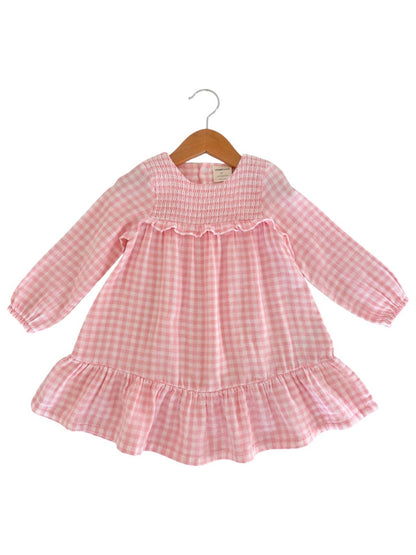 Smocked Ruffle Tiered Dress