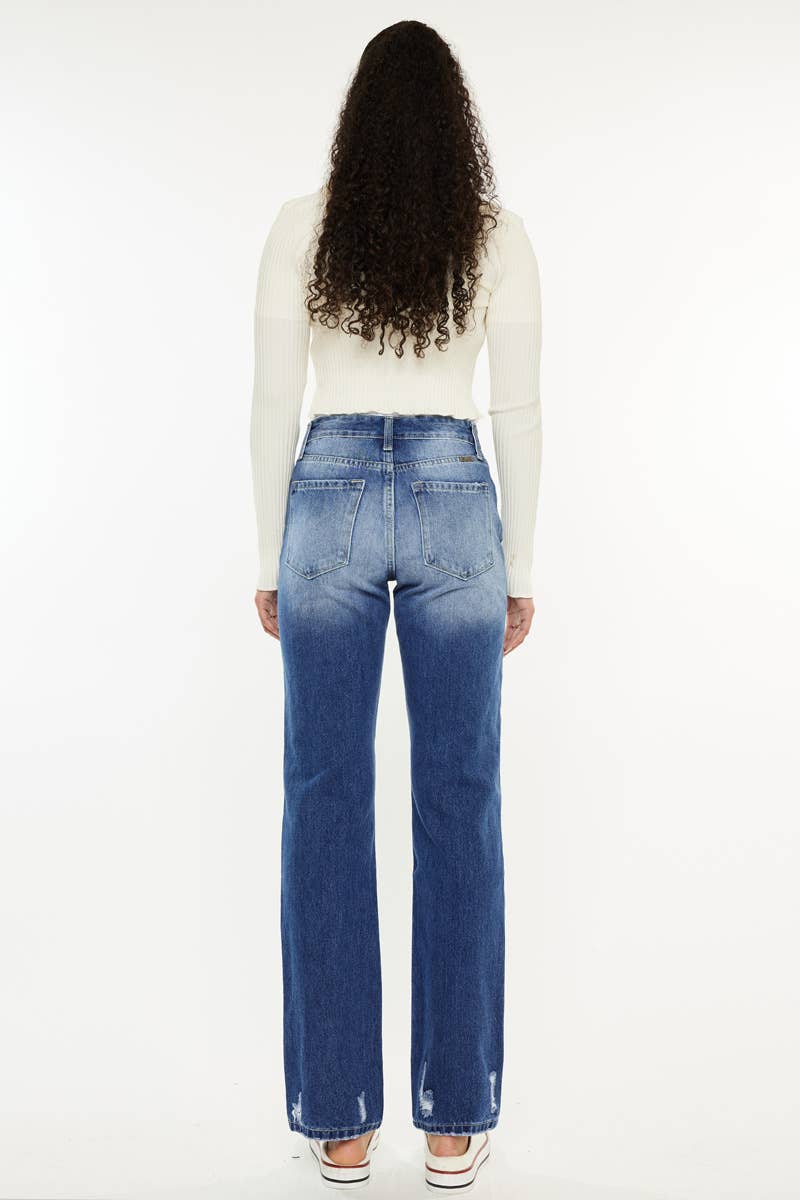 High Rise Distressed Jeans