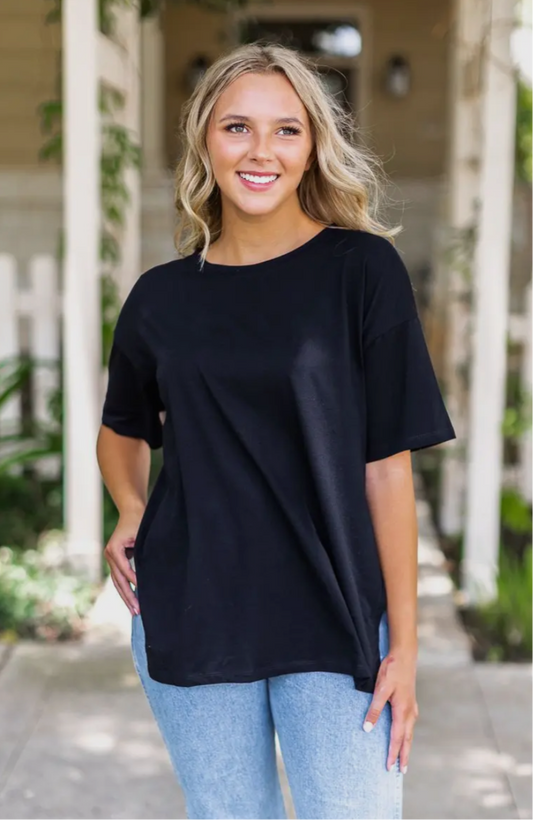 Side slit tee