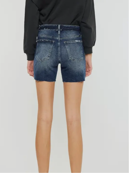 High waist Denim shorts