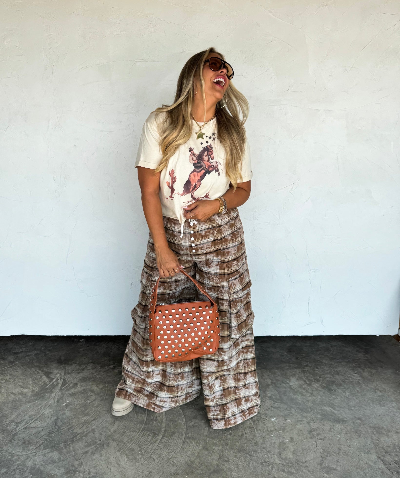 Starry Night Cowboy tee