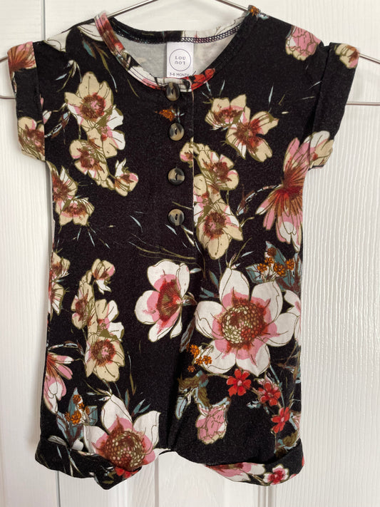 Lou Lou & Company Eleanor Romper 3-6M