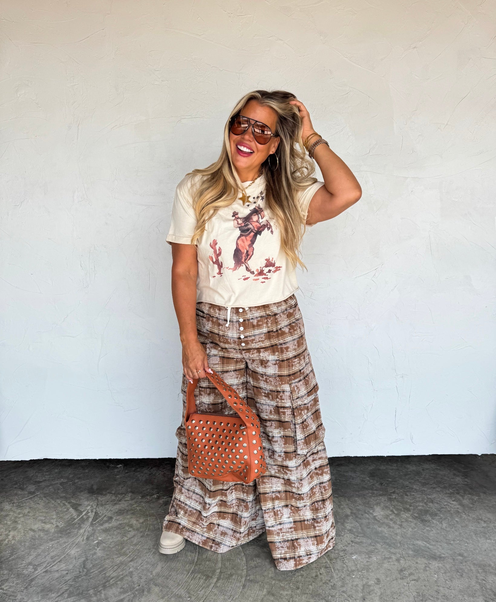 Starry Night Cowboy tee