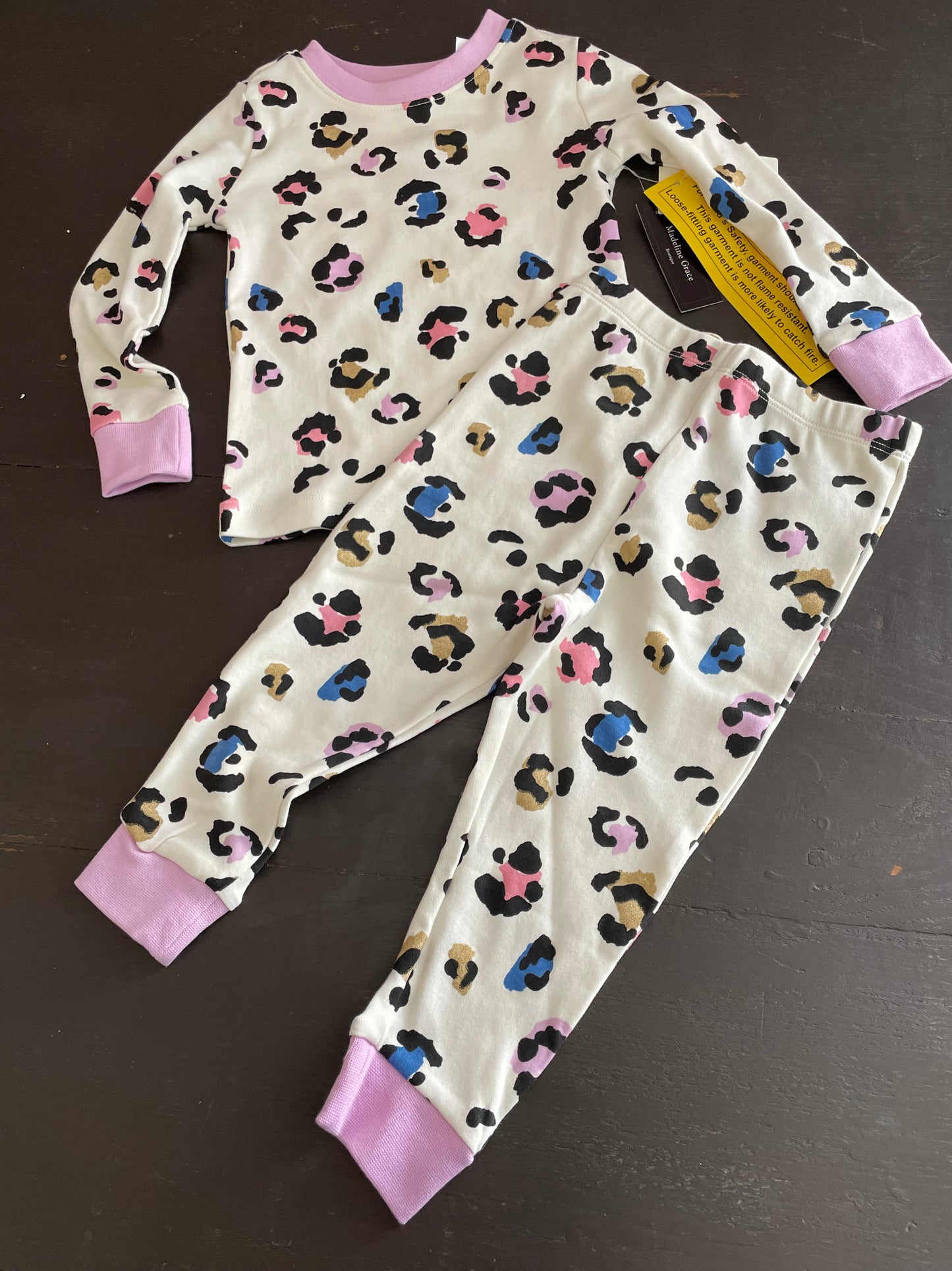 Leopard 2pc pajama set