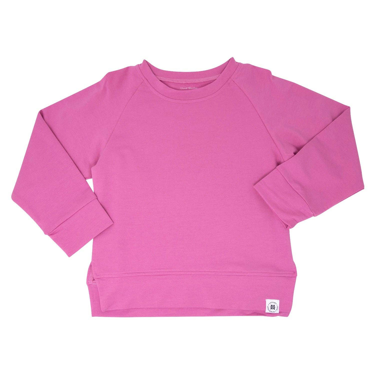 Crew Neck Jogger Set Raspberry Rose: Raspberry Rose French Terry / 18/24 Months