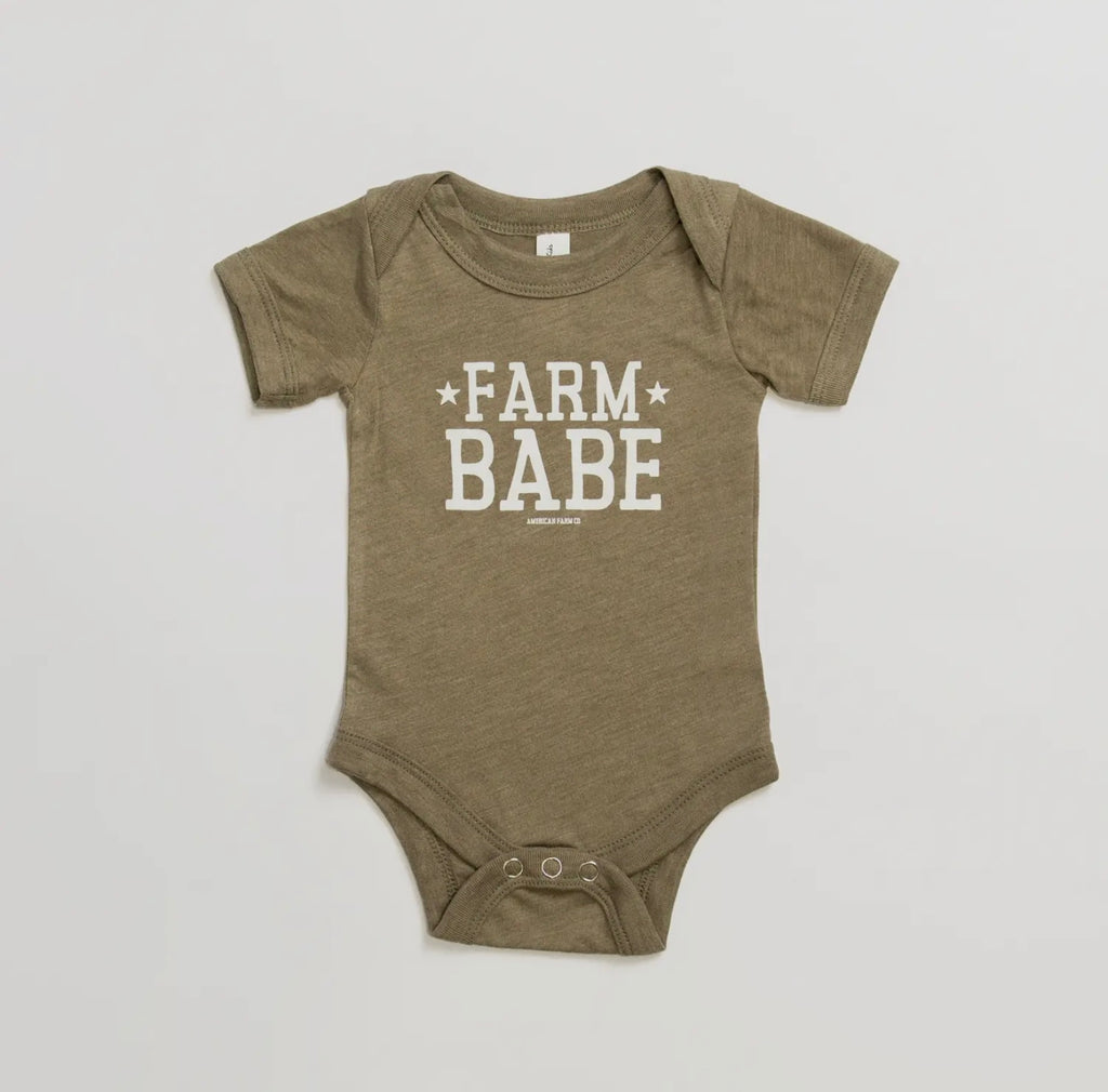 Farm babe onesie