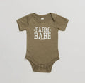 Farm babe onesie