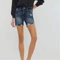 High waist Denim shorts