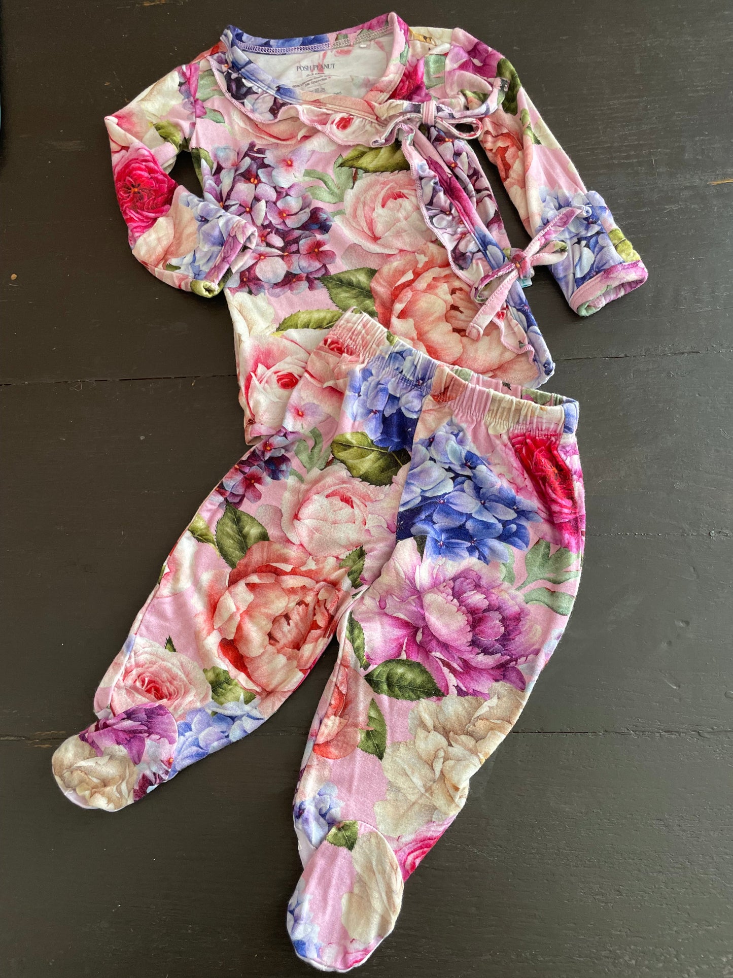 Posh Peanut kimono set 0-3 M