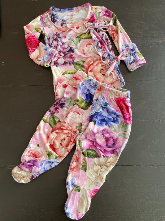 Posh Peanut kimono set 0-3 M