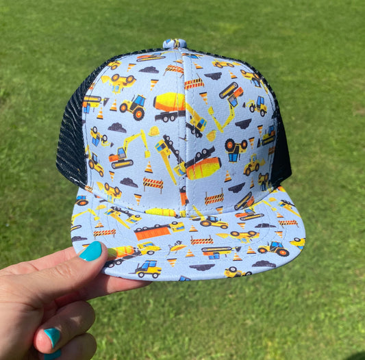 Construction print hat