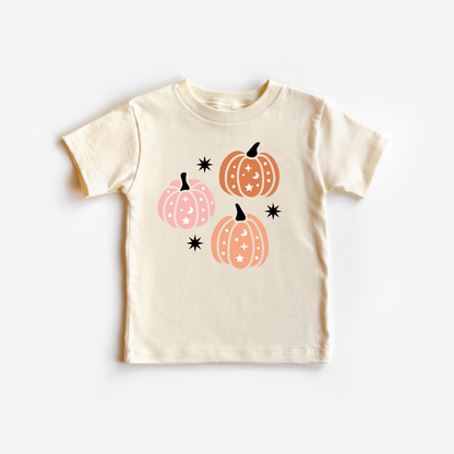 Cute Pumpkin Halloween Spooky Toddler and Youth Shirt: Pink / 2T