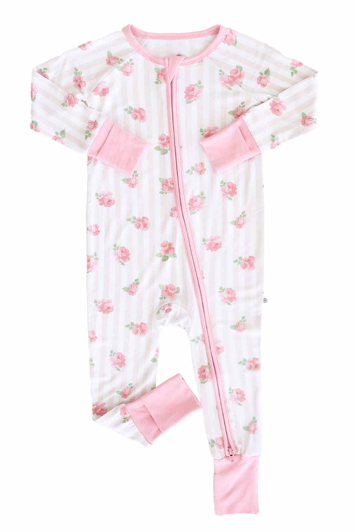 Rosy Stripe Convertible Romper