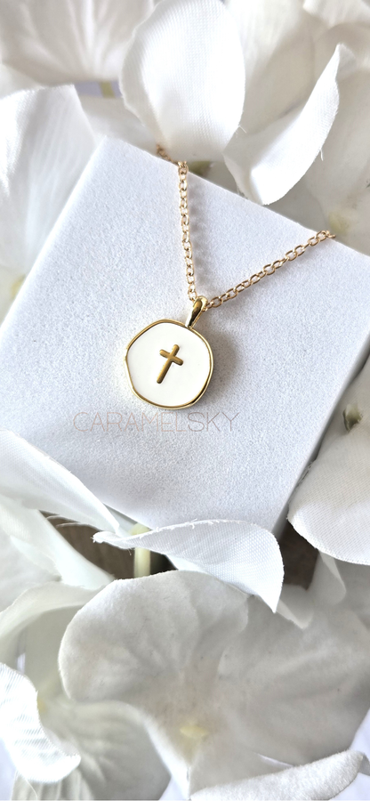Gold Plated Cross Pendant Necklace
